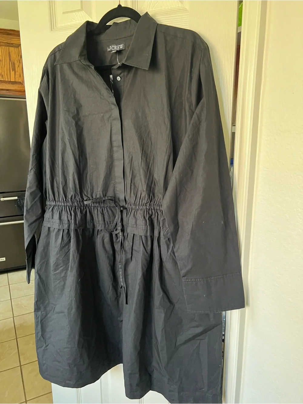 NWT J.Crew Elena Mini Shirt-Dress in Cotton Poplin